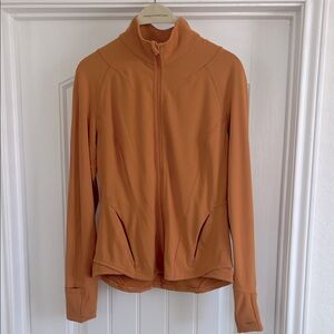 Lululemon Athletica Tangerine Zip-Up Jacket Size 8